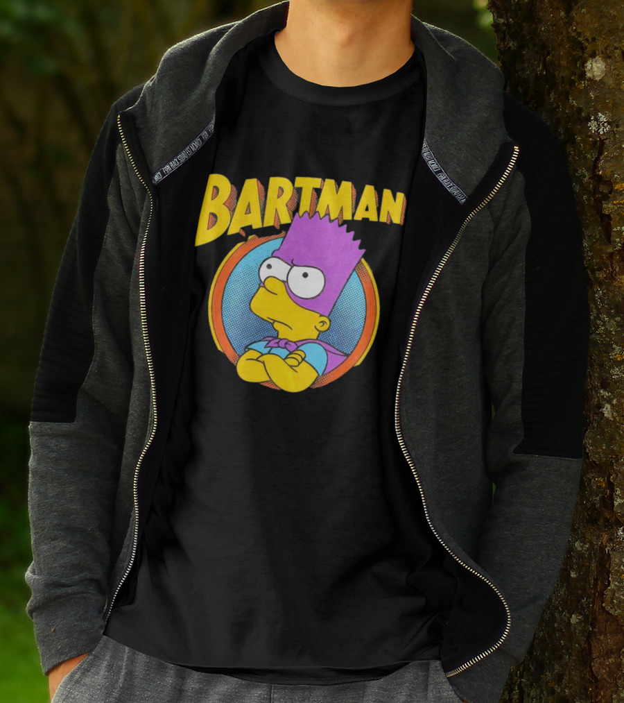 Bartman Simpsons Cartoon Superhero Iconic Character T-Shirt