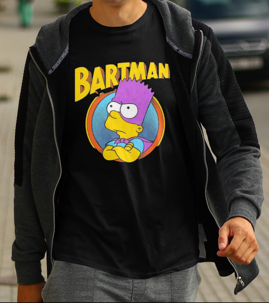 Bartman Simpsons Cartoon Superhero Iconic Character T-Shirt