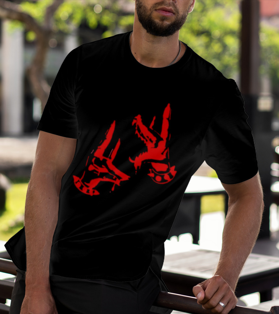 Paradox Bad Dog Cerberus Heads Red T-Shirt