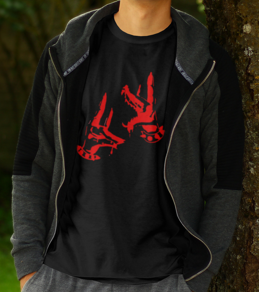 Paradox Bad Dog Cerberus Heads Red T-Shirt