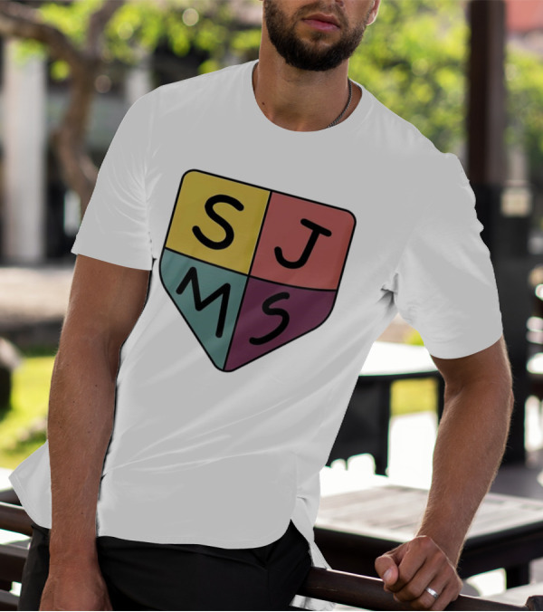 Saint James Middle School SJMS Shield Emblem T-Shirt