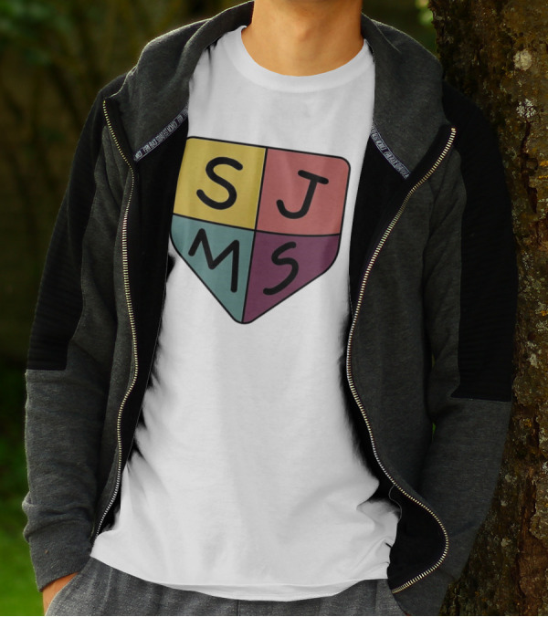 Saint James Middle School SJMS Shield Emblem T-Shirt