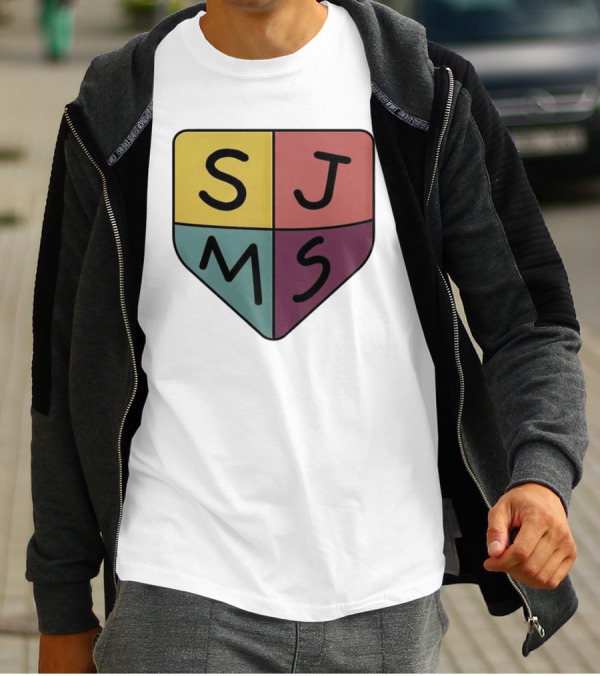 Saint James Middle School SJMS Shield Emblem T-Shirt