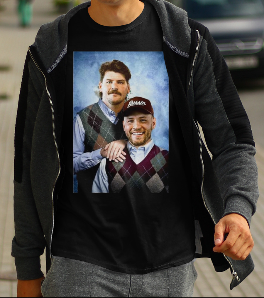 Bussin With The Boys Step Brothers Taylor Lewan Will Compton Photo T-Shirt