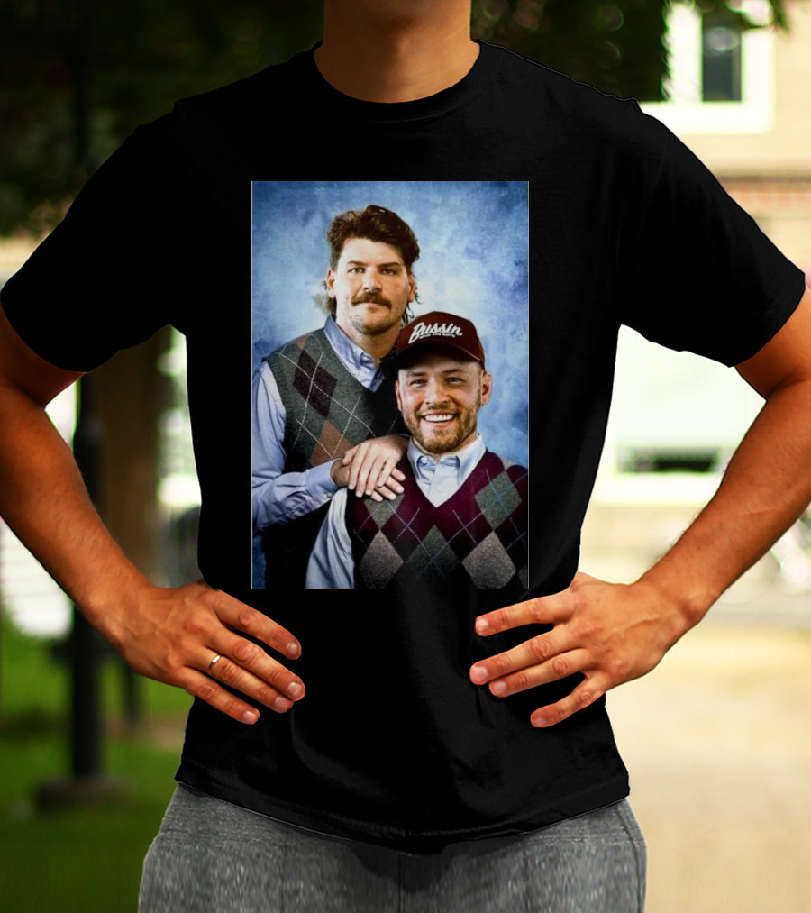 Bussin With The Boys Step Brothers Taylor Lewan Will Compton Photo T-Shirt