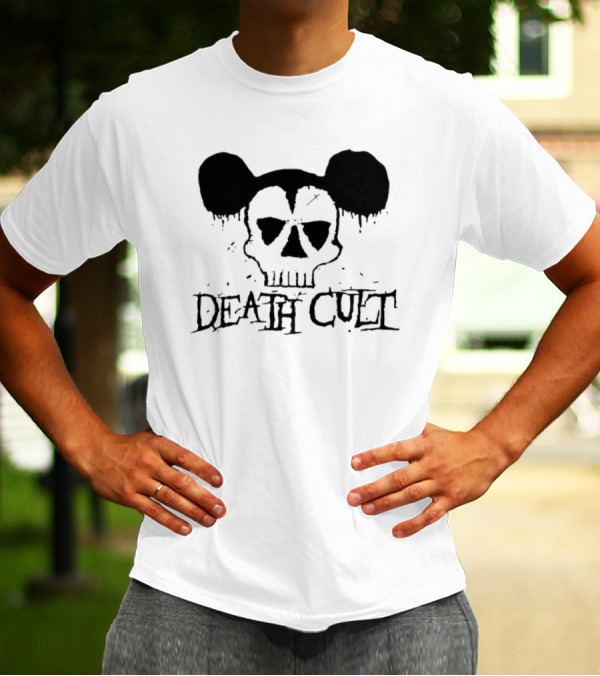Death Cult Skull With Mouse Ears 8323 T-Shirt