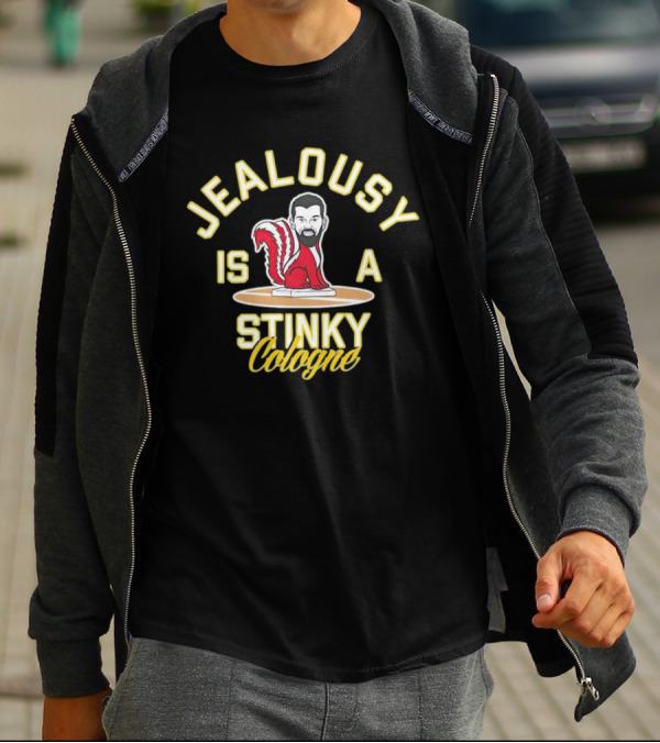 Jealousy Is A Stinky Cologne Skunk Character T-Shirt