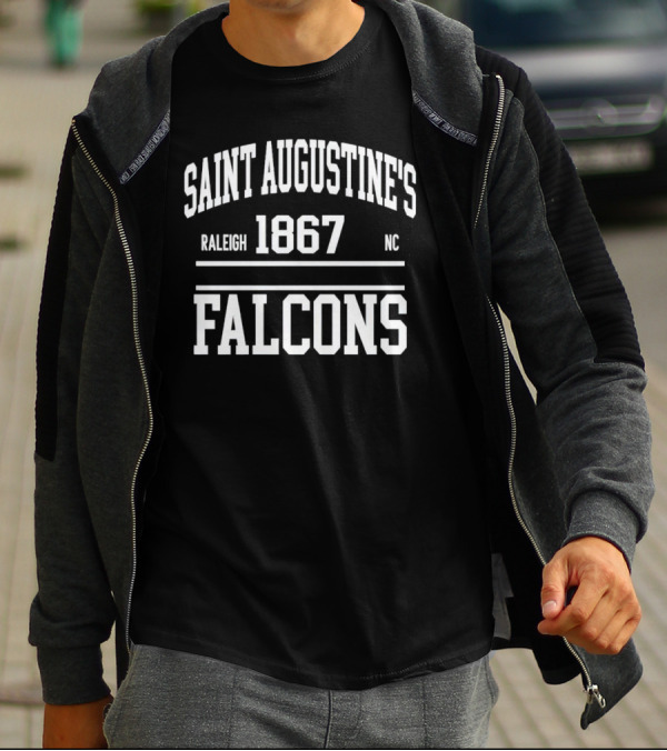 Saint Augustine's Raleigh 1867 NC Falcons T-Shirt