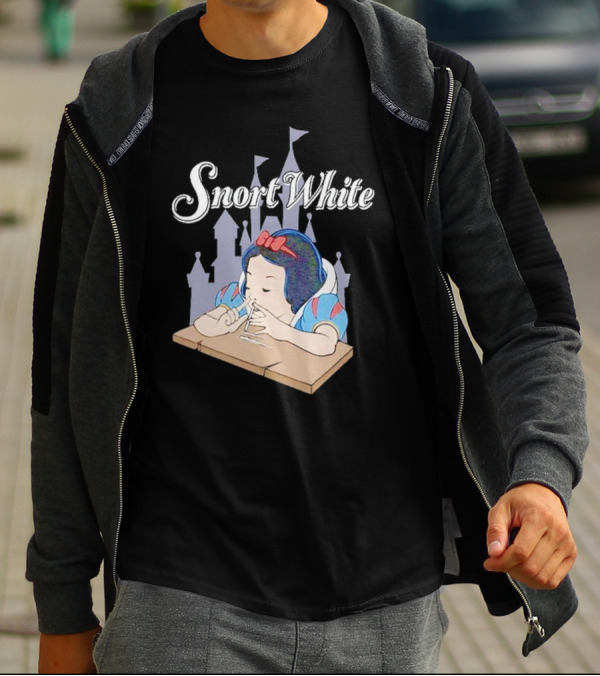 Snort White Castle Background Unethical Threads T-Shirt