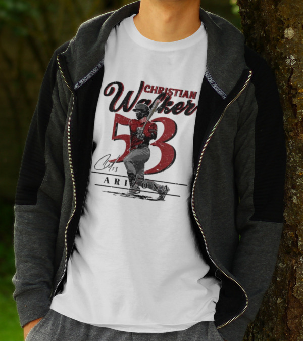 Christian Walker Arizona 53 Baseball Player T-Shirt