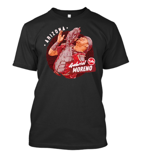 Arizona Gabriel Moreno 14 Baseball Catcher T-Shirt