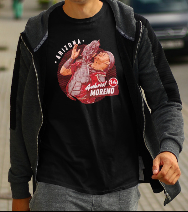 Arizona Gabriel Moreno 14 Baseball Catcher T-Shirt