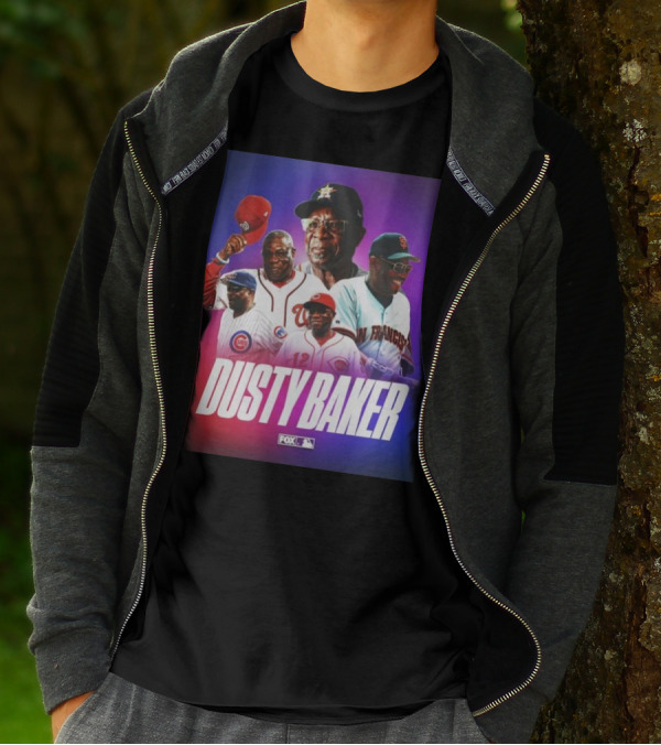 Dusty Baker MLB Teams Legacy With Fox Sports T-Shirt