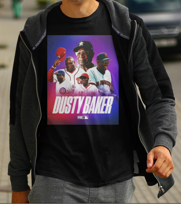 Dusty Baker MLB Teams Legacy With Fox Sports T-Shirt