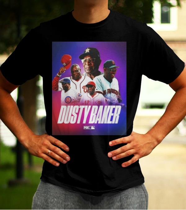 Dusty Baker MLB Teams Legacy With Fox Sports T-Shirt