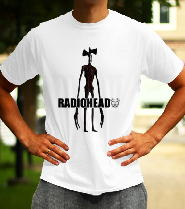 RADIOHEAD Siren Head Bear Logo Combination T-Shirt