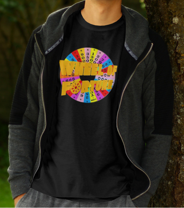 Wheel Of Fortune Classic TV Show Logo Colorful Prize Wheel T-Shirt