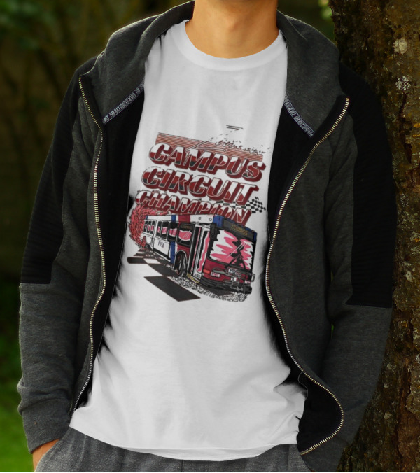 Zoomass Campus Circuit Champion Racing Bus T-Shirt