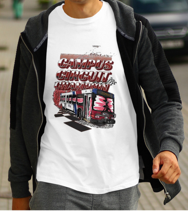Zoomass Campus Circuit Champion Racing Bus T-Shirt