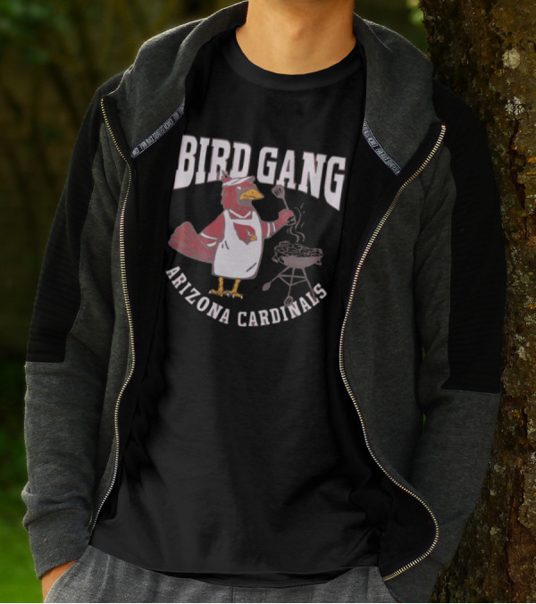 Bird Gang Arizona Cardinals BBQ Bird T-Shirt