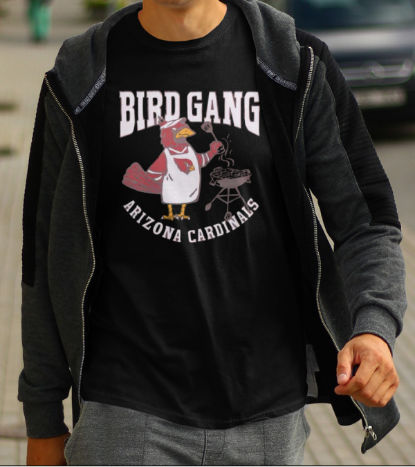 Bird Gang Arizona Cardinals BBQ Bird T-Shirt