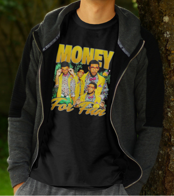 Money For Fun Vintage Drake Style Urban Fashion T-Shirt