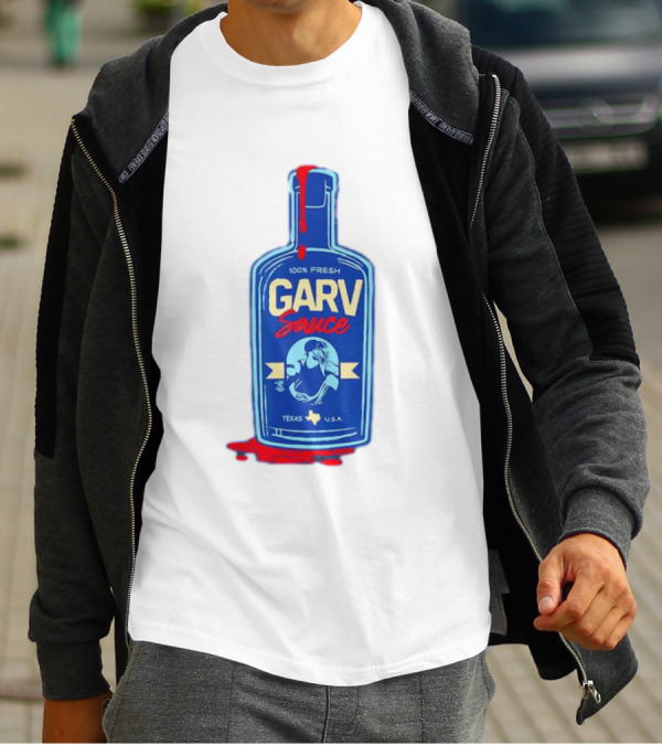 Mitch Garver Garv Sauce Texas Rangers 100% Fresh Texas U.S.A T-Shirt