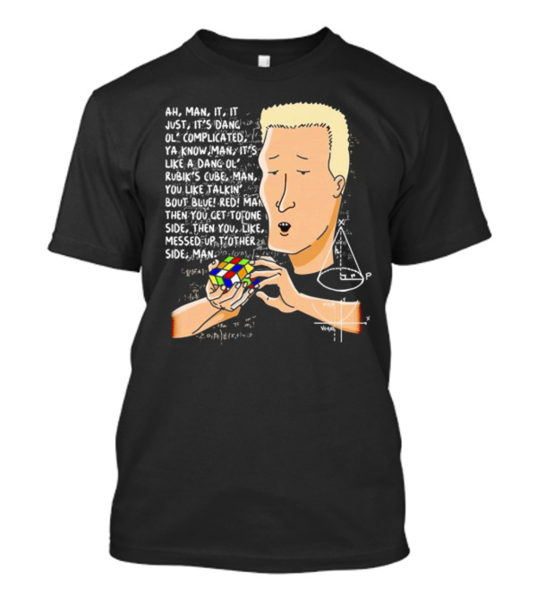 Ah Man Dang Ol’ Complicated Life Rubik’s Cube Man T-Shirt