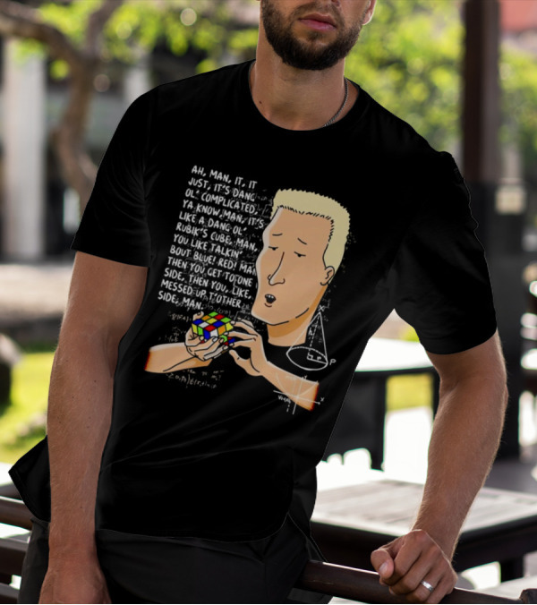 Ah Man Dang Ol’ Complicated Life Rubik’s Cube Man T-Shirt