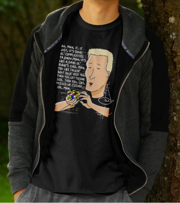 Ah Man Dang Ol’ Complicated Life Rubik’s Cube Man T-Shirt