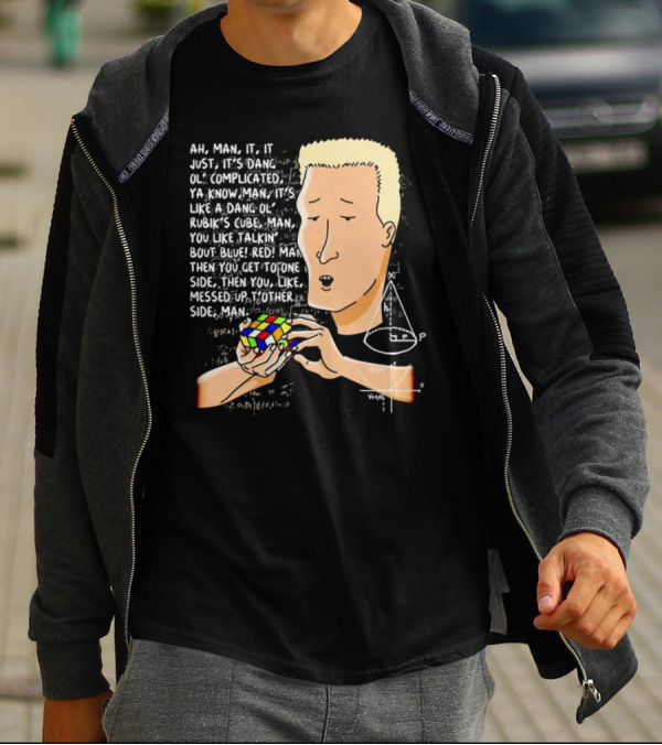 Ah Man Dang Ol’ Complicated Life Rubik’s Cube Man T-Shirt