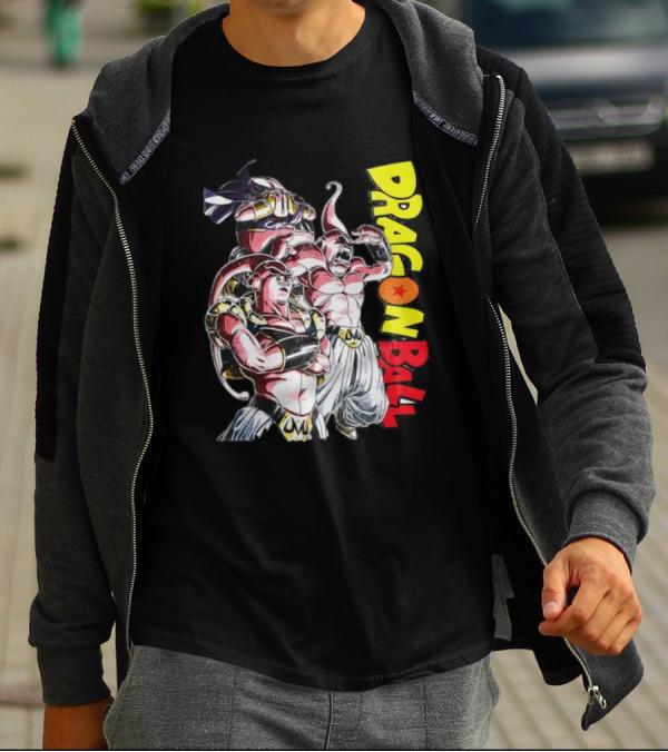 Majin Buu Forms Dragon Ball Z Mighty Trio Display T-Shirt