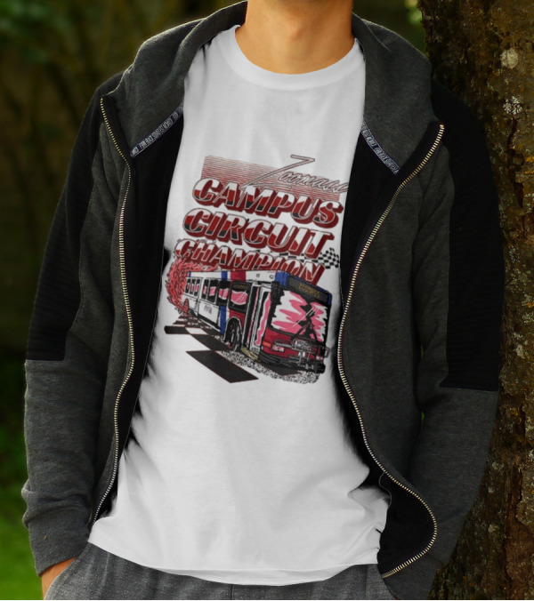 Campus Circuit Champion Zoombus Racing Bus T-Shirt