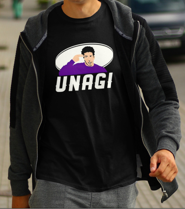 Friends Ross Geller Unagi Iconic Gesture From The One With Unagi T-Shirt