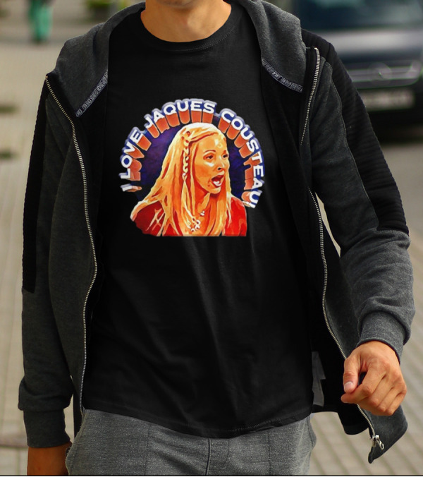I Love Jaques Cousteau Phoebe Fan T-Shirt