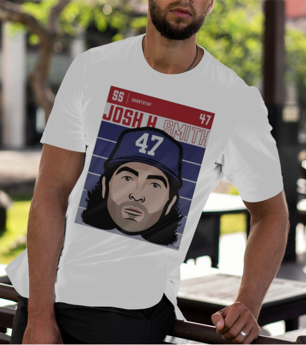 Josh H Smith SS Shortstop 47 Texas Fade Baseball T-Shirt