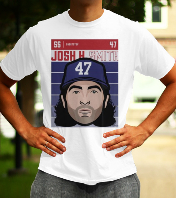 Josh H Smith SS Shortstop 47 Texas Fade Baseball T-Shirt