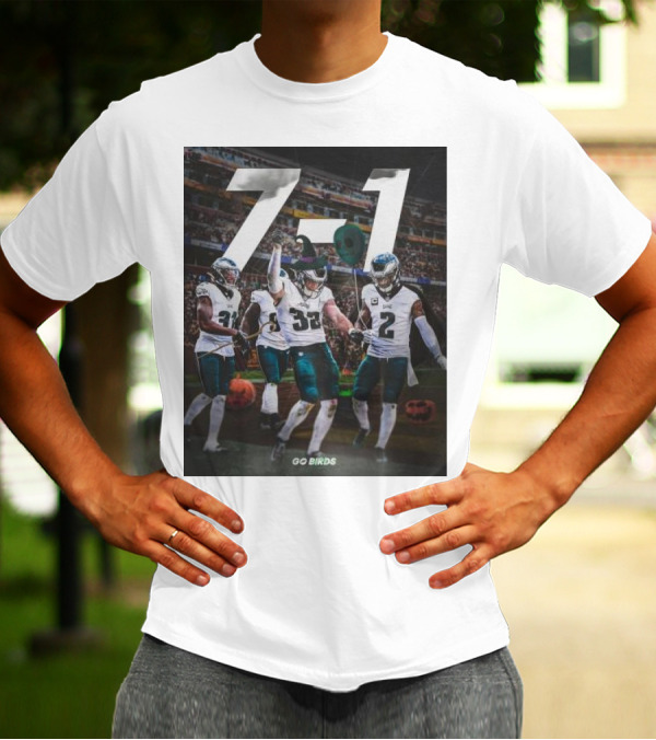 Philadelphia Eagles 7-1 Halloween Go Birds T-Shirt