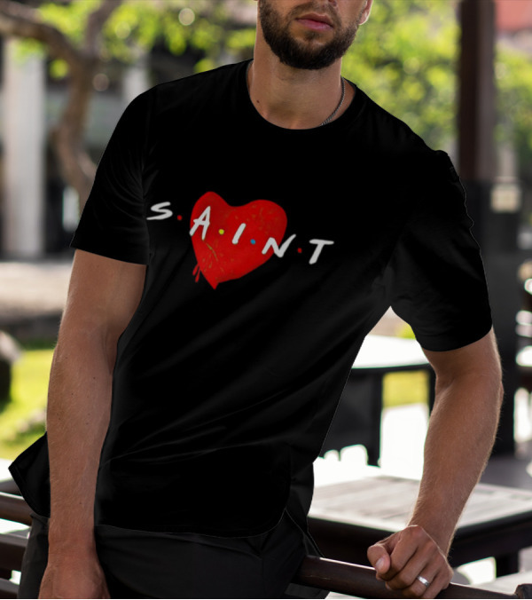 SAINT Michael Friends Heart Inspired T-Shirt