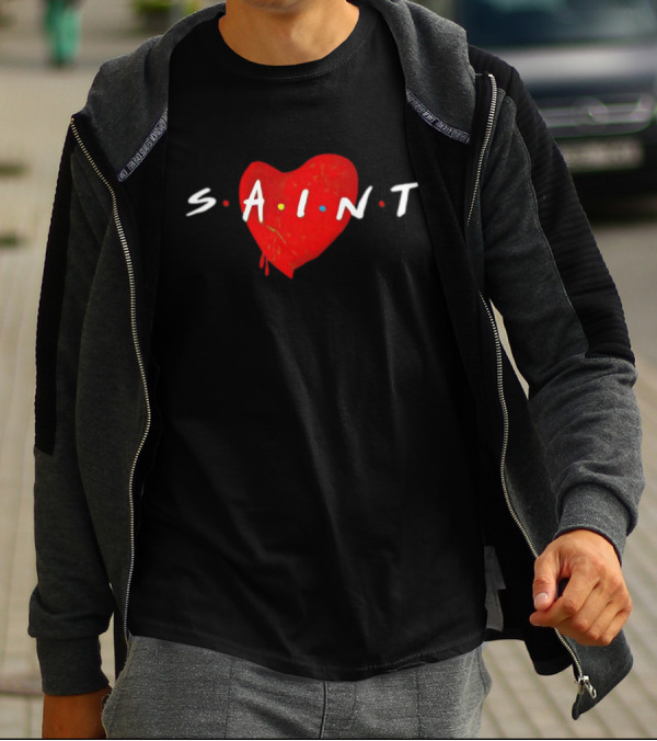 SAINT Michael Friends Heart Inspired T-Shirt