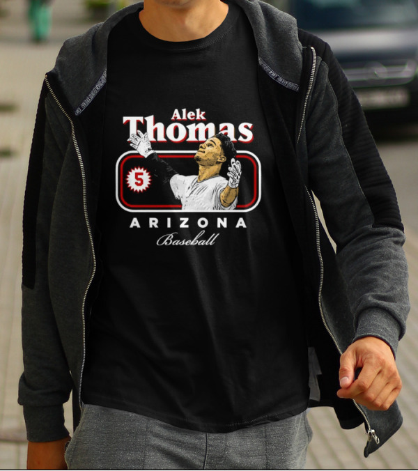 Alek Thomas Arizona Baseball 5 T-Shirt