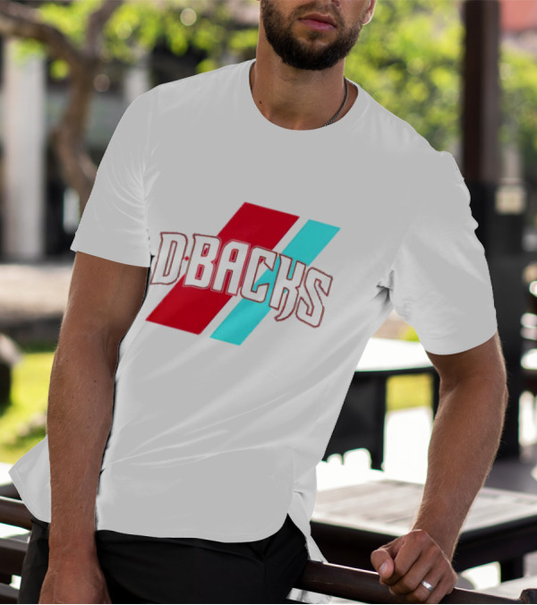Arizona DBbacks Tri-Color Stripe T-Shirt