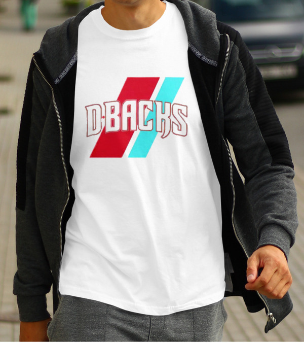 Arizona DBbacks Tri-Color Stripe T-Shirt