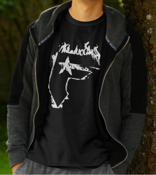 Famous Stars And Straps Flaming Star Emblem T-Shirt