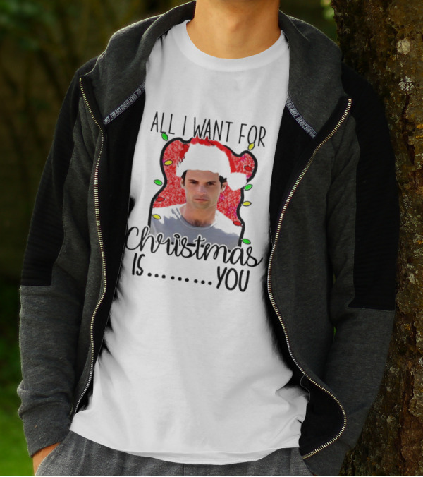 All I Want For Christmas Is You Joe Goldberg Festive Lights T-Shirt