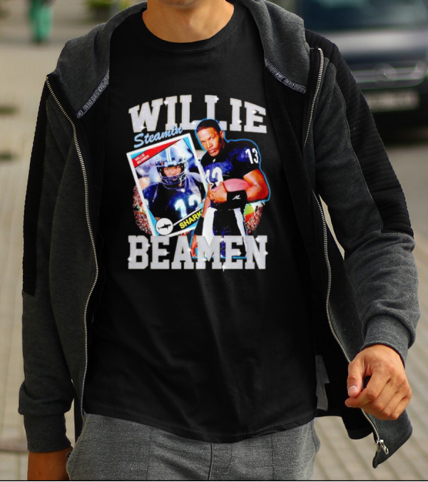 WILLIE STEAMIN BEAMEN SHARKS 13 T-Shirt
