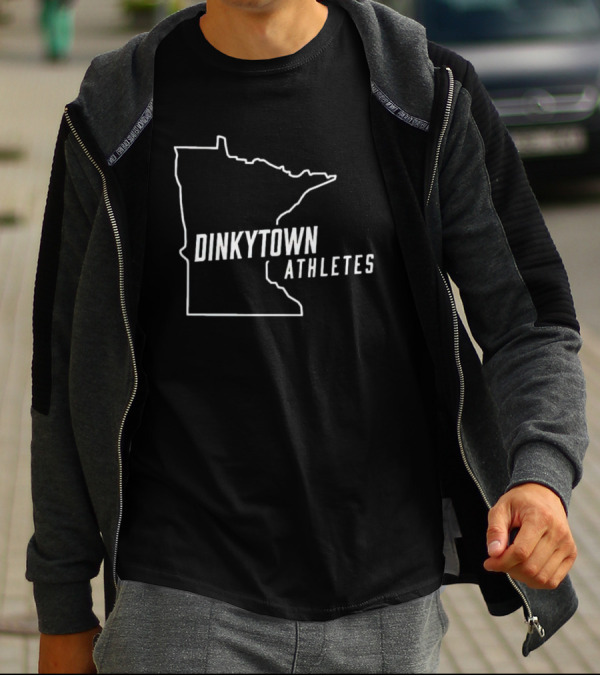 Ben Johnson Dinkytown Athletes Minnesota Outline T-Shirt