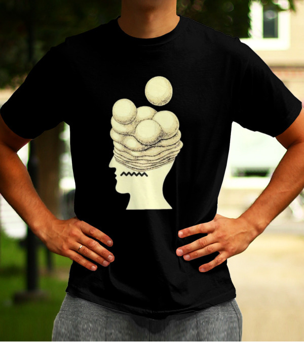 Brain Dead Growth Surreal Layers Optical Illusion T-Shirt