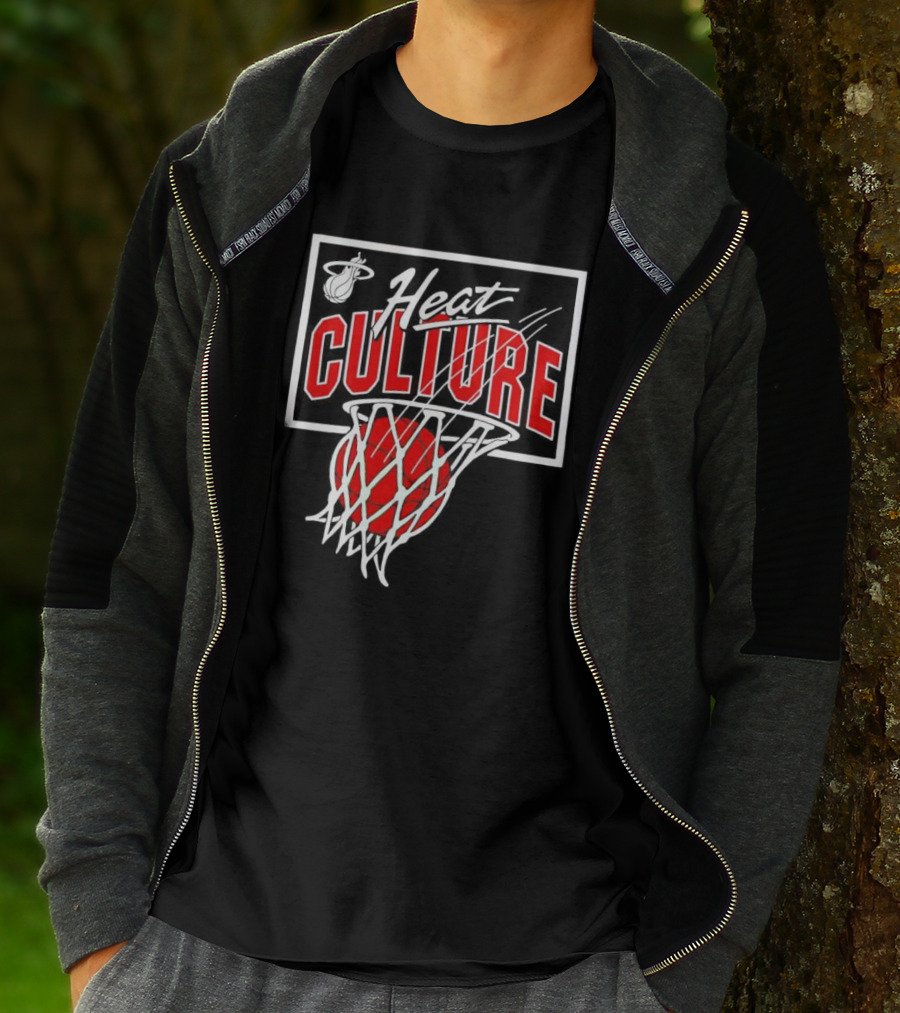 Heat Culture Basketball Net Miami Heat T-Shirt