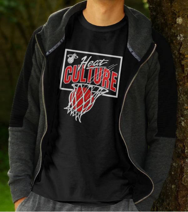 Heat Culture Basketball Net Miami Heat T-Shirt